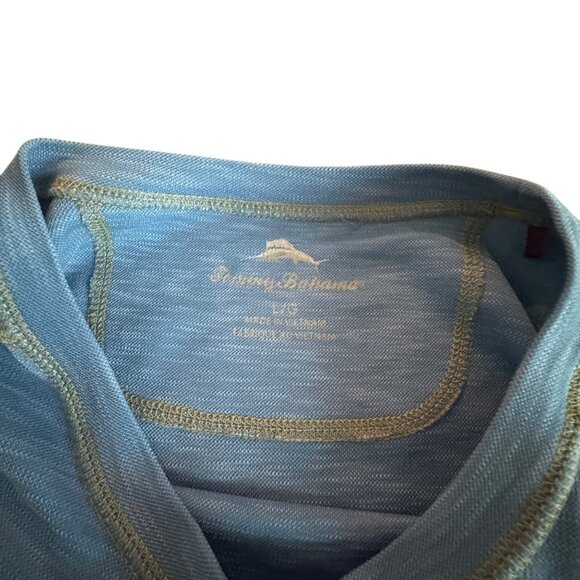 Tommy Bahama Men's Blue Casual SS Casual Round Neck T-Shirt, Size L - Picture 4 of 7